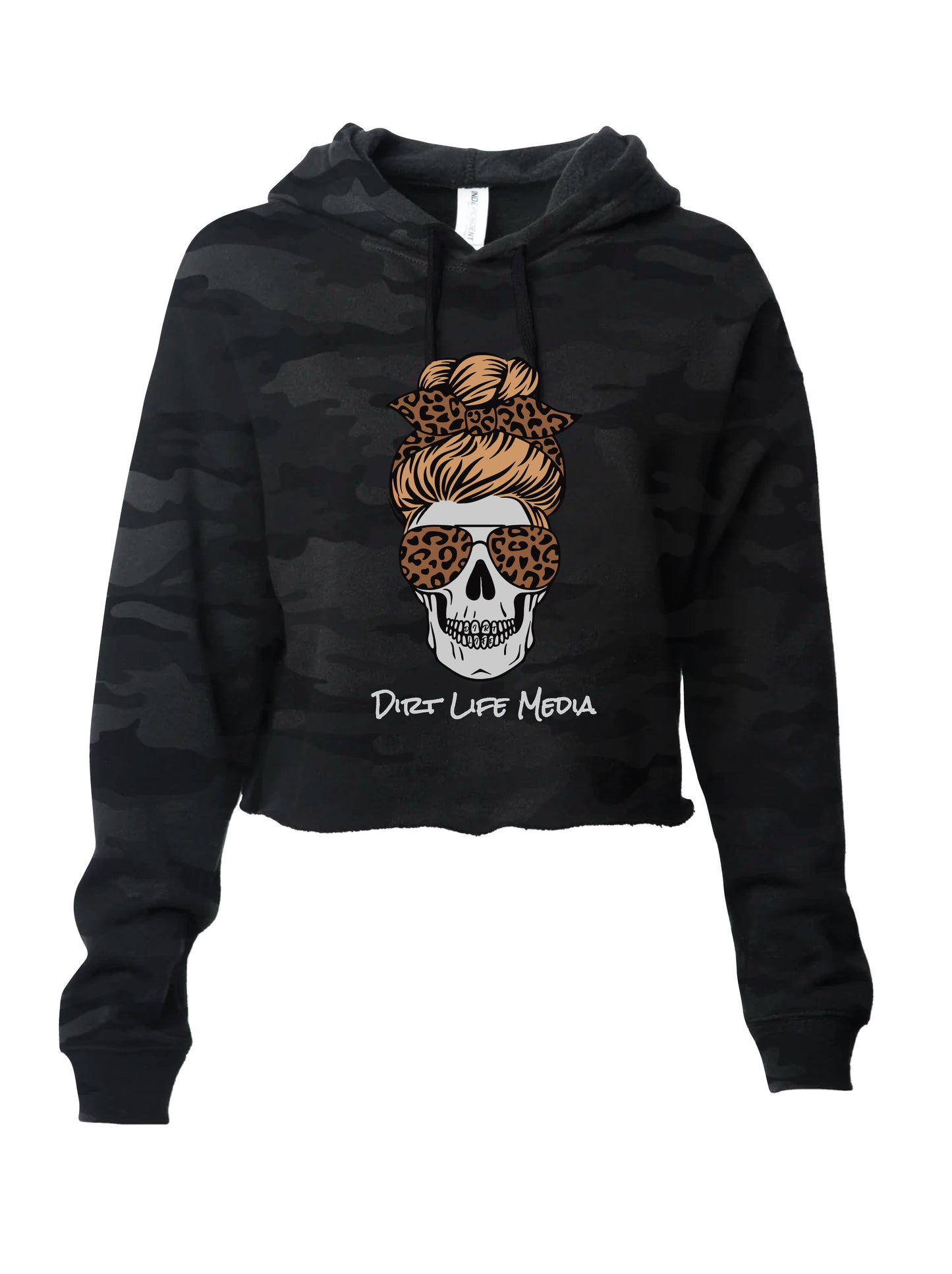 Dirt Life Media Crop Top Hoodie