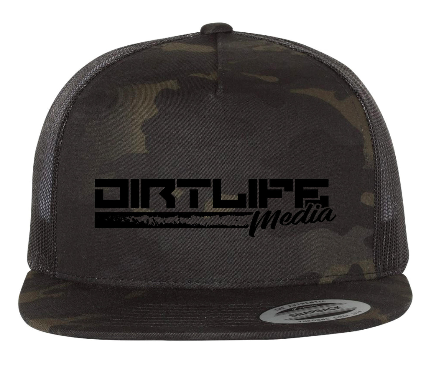 Flat Bill Trucker Signature Logo